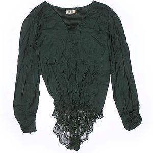 Red Dress Boutique Green long sleeve Body Suit